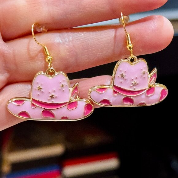 Made to order Mix and Match Cowgirl Earrings Cowgirl Boot Cowgirl Hat Earrings - Picture 5 of 6